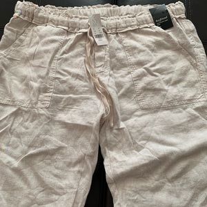 Linen beach pants. NWT